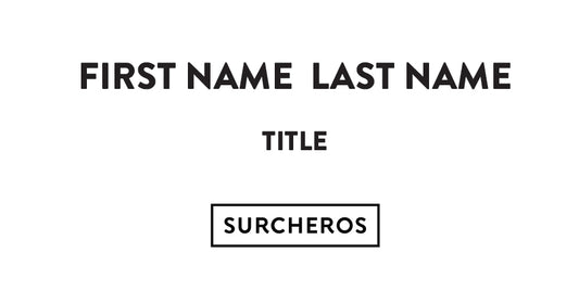 EXECUTIVE Name Badge Minimum Order Quantity for Each Name is 2 pieces