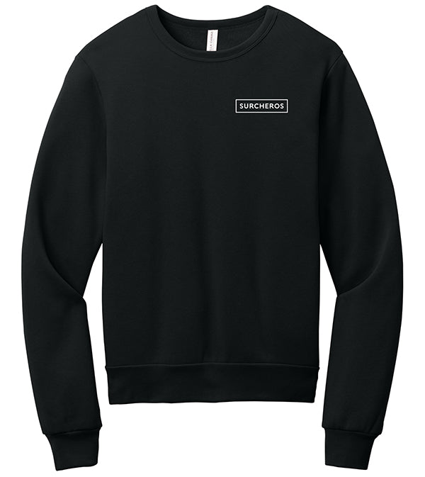 NEW Bella Crewneck Sweatshirt Black