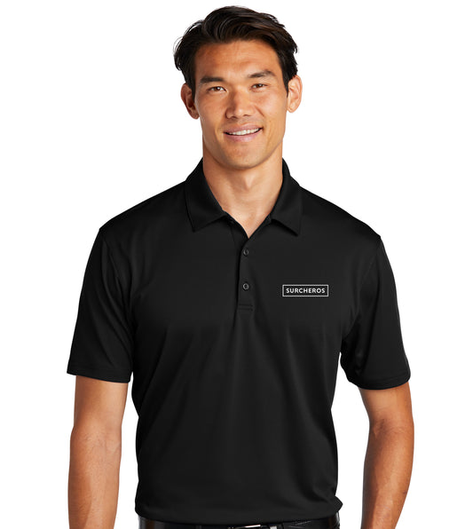 NEW Men's Managers Polo Shirt-Black